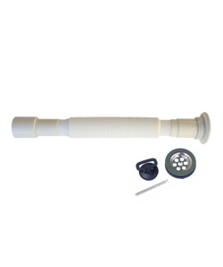 PILETTA COMPLETA Ø 65 CON TUBO DI SCARICO ESTERNO Ø 32 E 40 MM.