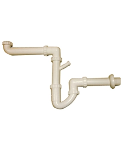 SIFONE SALVASPAZIO A “S” 1 VASCA 1 1/2" X 40 MM., PER CUCINA