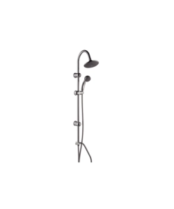 COLONNA DOCCIA MYRA CROMATA H101 CON SOFFIONE TONDO Ø 15
