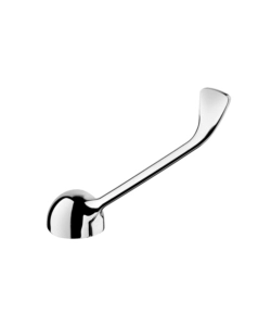 LEVA CLINICA STORTA IN OTTONE CROMATO, CARTUCCIA Ø 40 MM.