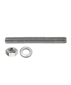 BARRE FILETTATE CON DADO E RONDELLA Ø M8 X 100 - 4 PZ.