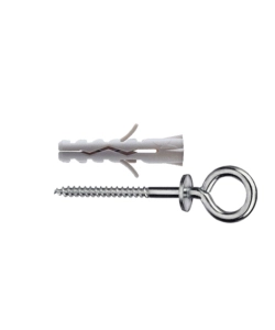 TASSELLI IN NYLON Ø 6 X 30 SENZA COLLARINO CON OCCHIOLO CHIUSO 12 PZ.