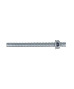 BARRE FILETTATE M8 X 100 CON DADO E RONDELLA CL. 5.8 TAGLIO A 90° - 4 PZ.