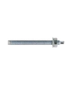 BARRE FILETTATE M10 X 110 CON DADO E RONDELLA CL. 5.8 DOPPIO TAGLIO A 45° - 2 PZ.