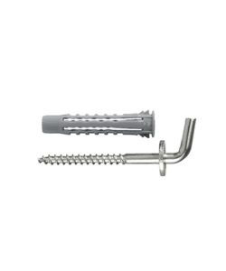 TASSELLI UNIVERSALI A 4 SETTORI Ø 6 X 30 CON GANCIO CORTO A VITE 25 PZ.