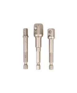 ADATTATORI DA 50 MM. CON ATTACCO 1/4” PER 1/4” - 3/8” - 1/2” 3 PZ.
