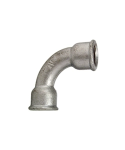 CURVA ZINCATA A 90° FEMMINA - FEMMINA 1/2"