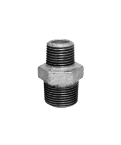 GIUNTO ZINCATO RIDOTTO MASCHIO A DOPPIO FILETTO 3/4" - 1/2"