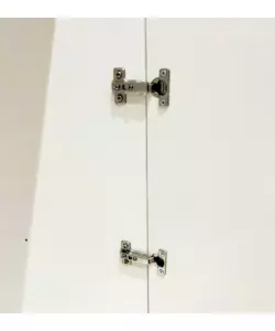 ARMADIO BIANCO A 4 ANTE, 160X52X207 CM