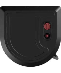 STUFA A GAS QLIMA "GH8034" NERO 3,4 KW CON FIAMMA ROSSA