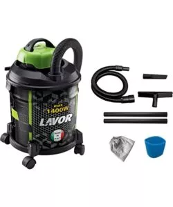 ASPIRATORE SOLIDI LIQUIDI ELETTRICO LAVOR "JOKER 1400S" 1400 W 20 LITRI 40 L/S