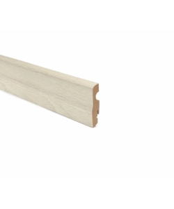 BATTISCOPA MDF ROVERE SBIANCATO 70X18X2400MM