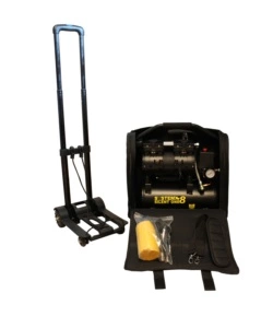 COMPRESSORE ARIA PORTATILE SYSTEM+ CON TROLLEY E ACCESSORI 8L 0,95HP - COD. SY061