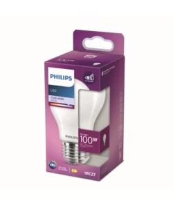 LAMPADINA LED GOCCIA BIANCO OPACO - 4000K 100W