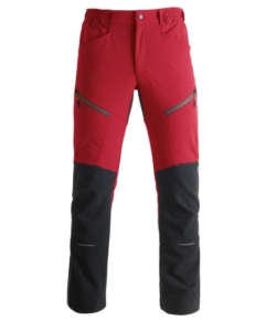 PANTALONI DA LAVORO VERTICAL ROSSO/NERO, TG L - KAPRIOL