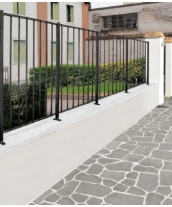 PANNELLO ORNAMENTALE PER RECINZIONE MODULARE IN FERRO ZINCATO - 40xH100 CM