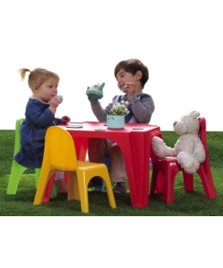 TAVOLO PIC NIC DA ESTERNO PER BAMBINI CON 4 SEDUTE MODELLO "4 AMICI"