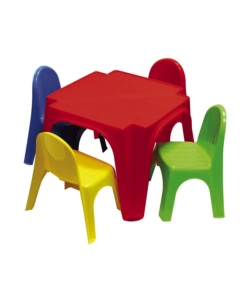 TAVOLO PIC NIC DA ESTERNO PER BAMBINI CON 4 SEDUTE MODELLO "4 AMICI"