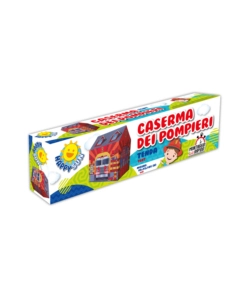 TENDA DA ESTERNO PER BAMBINI MODELLO CASERMA DEI POMPIERI, 95X72X105 CM