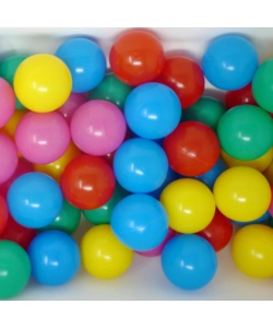 SACCA 100 PALLINE PER BAMBINI COLORATE E MORBIDE