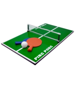 6 GIOCHI PER BAMBINI IN UNO: CALCETTO, BILIARDO, PING PONG E 3 GIOCHI DA TAVOLA 51X31X15 CM