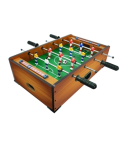 6 GIOCHI PER BAMBINI IN UNO: CALCETTO, BILIARDO, PING PONG E 3 GIOCHI DA TAVOLA 51X31X15 CM