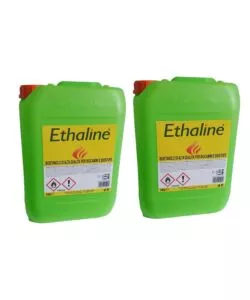 BIOETANOLO LIQUIDO 2 TANICHE DA 10 LT ETHALINE - TOTALE DI 20 LITRI
