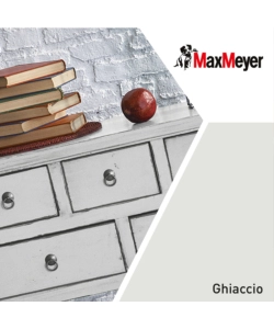 SMALTO ALL'ACQUA ACRIL-POLIURETANICO MAX MEYER "BRILLANTE" COLORE BIANCO GHIACCIO, 125 ML