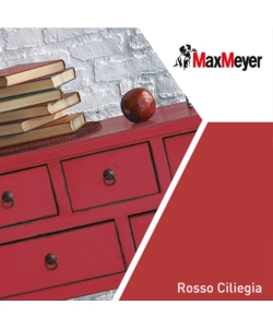 SMALTO ALL'ACQUA ACRIL-POLIURETANICO MAX MEYER "BRILLANTE" COLORE ROSSO CILIEGIA, 125 ML