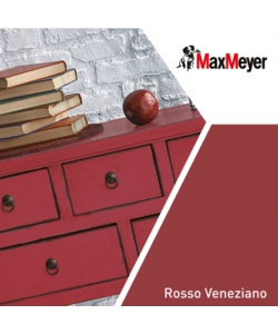 SMALTO ALL'ACQUA ACRIL-POLIURETANICO MAX MEYER "BRILLANTE" COLORE ROSSO VENEZIANO, 125 ML