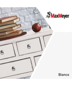 SMALTO ALL'ACQUA ACRIL-POLIURETANICO MAX MEYER "BRILLANTE" COLORE BIANCO, 2 LITRI