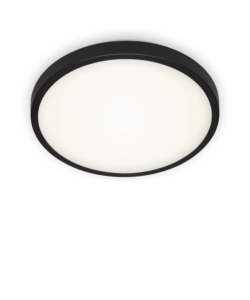 PLAFONIERA LED CON BORDO NERO Ø 29 CM, 12 W