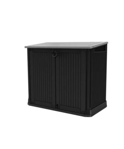 KETER - PORTATTREZZI MULTIUSO IN RESINA "STORE IT OUT MIDI" - 880 LT 132X71,5X113,50 CM NERO