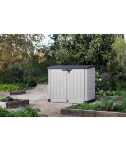 KETER - PORTA ATTREZZI MULTIUSO IN RESINA "STORE IT OUT MAX" - 1200 LT 145.5X82X125 CM BEIGE