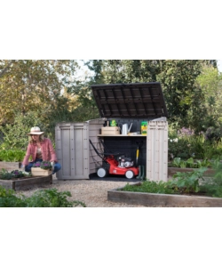 KETER - PORTA ATTREZZI MULTIUSO IN RESINA "STORE IT OUT MAX" - 1200 LT 145.5X82X125 CM BEIGE