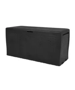 BAULE DA ESTERNO CON RUOTE KETER "SAMOA" IN RESINA GRAFITE 270 LT 116X44,7X57 CM