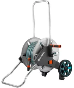 CARRELLO AVVOLGITUBO MANUALE GARDENA "CLEVERROLL M" IN METALLO 43/74X38/48X67/90 CM