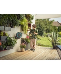 AVVOLGITUBO A PARETE AUTOMATICO GARDENA "ROLLUP S" IN PLASTICA 54X23,5X43,7 CM