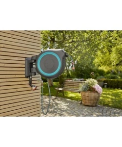 AVVOLGITUBO A PARETE AUTOMATICO GARDENA "ROLLUP XL" IN PLASTICA 57,2X26,1X48,4 CM