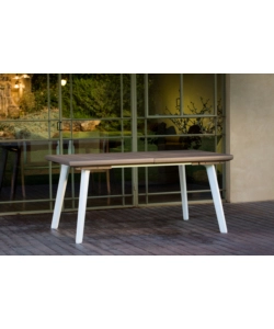 TAVOLO DA ESTERNO ALLUNGABILE KETER "HARMONY" IN POLIPROPILENE CAPPUCCINO 162/241X100,5X76,5 CM