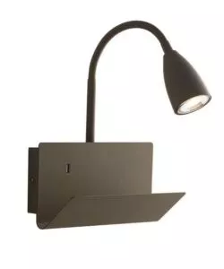 APPLIQUE "GULP" METALLO MARRONE CON ATTACCO USB, 8W