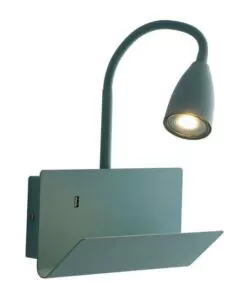 APPLIQUE "GULP" METALLO VERDE CON ATTACCO USB, 8W