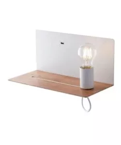 APPLIQUE "FLASH" BIANCA CON ATTACCO USB, 40W