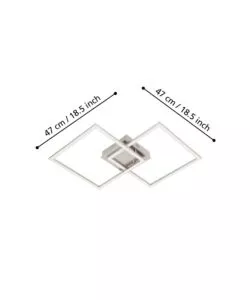 PLAFONIERA LED DA INTERNO EGLO "PALMAVES" 6000K