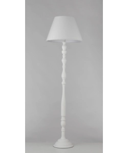 PIANTANA "BOURLESQUE" IN LEGNO BIANCO 156X45 CM, MAX 60W