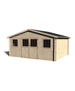 CASETTA IN LEGNO DA GIARDINO DECOR ET JARDIN "FLORIDIAN" IN ABETE BIANCO NORDICO 509X402X251 CM