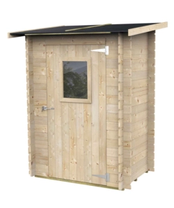 CASETTA IN LEGNO DA GIARDINO ALCE "HOBBY" IN ABETE 146X98X197 CM