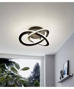 PLAFONIERA LED "ROLIMARE" BIANCA E NERA, 5500 LM