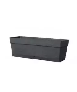 VASO DA GIARDINO "CASETTA SAVE" ANTRACITE, 49 CM