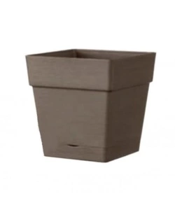 VASO DA GIARDINO "CASETTA SAVE" COLOR CAMMELLO, 17 CM